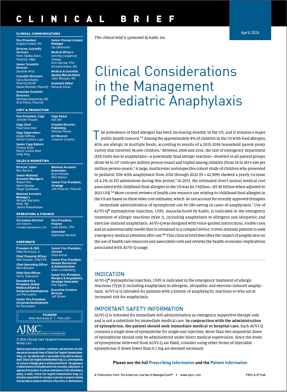 Clinical Practice Briefs